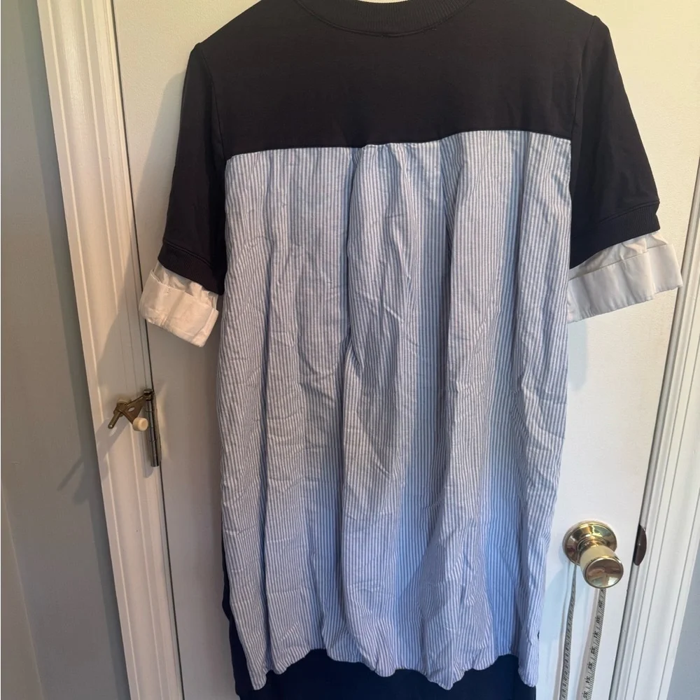 Casual Navy Midi Dress